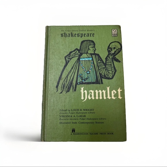 the Hamlet Other - Hamlet William Shakespeare 1961 Washington Square Press Folger Library Hardcover